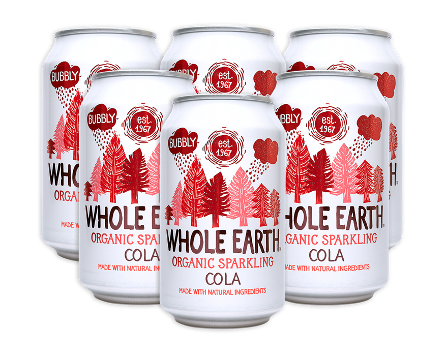 Whole Earth, Colalimonadi, 330 ml, 6 kpl